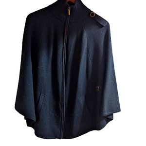 Lord & Taylor zip up cape